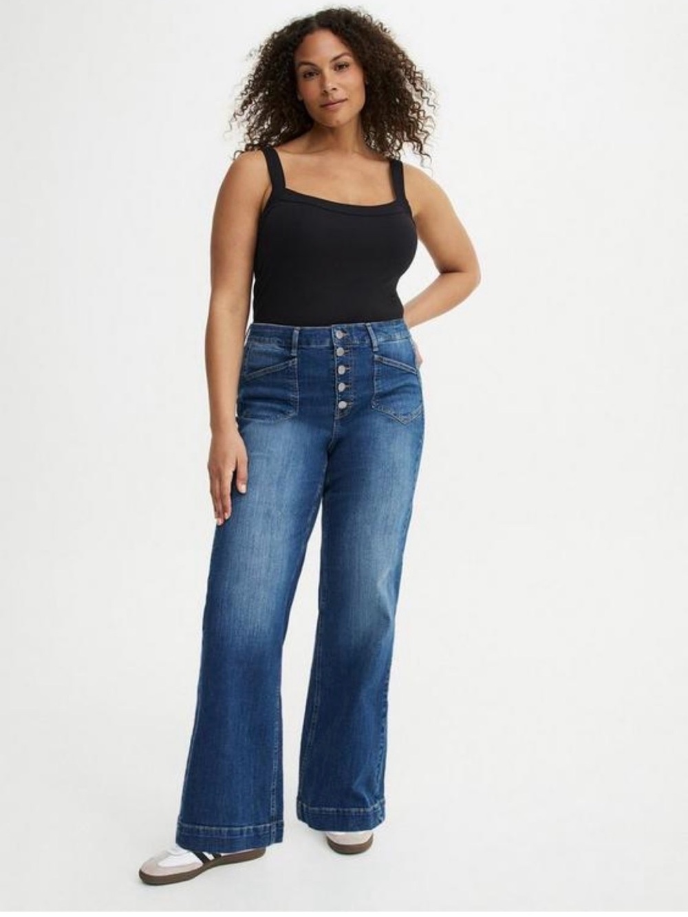 Torrid high rise button fly jeans wide leg new with tags 20 regular jeans